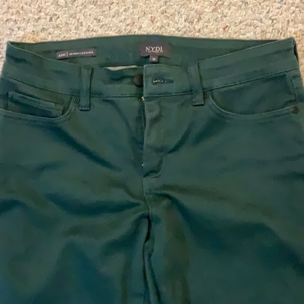 NYDJ Women's Skinny Jeans - Dark Green